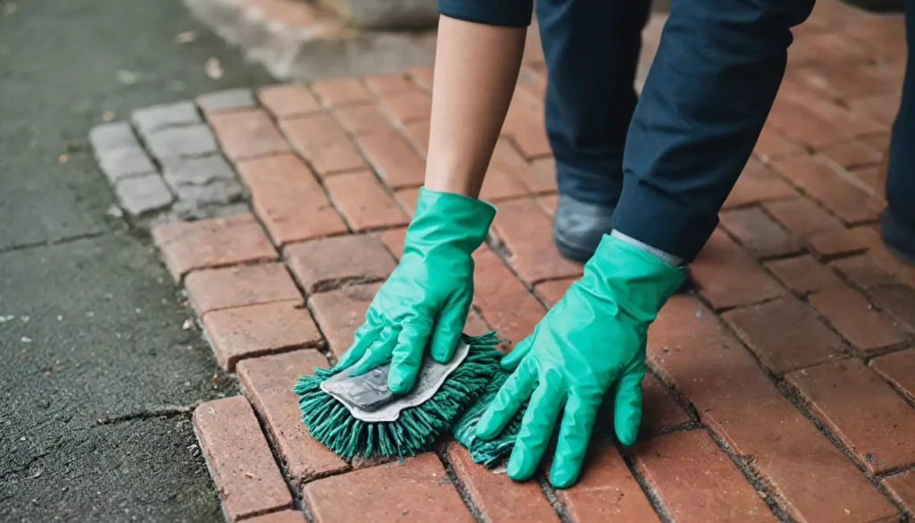 Domowe sposoby na zabrudzoną kostkę brukową wspomagające mycie ciśnieniowe